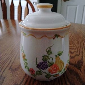 Vintage Floral Canister